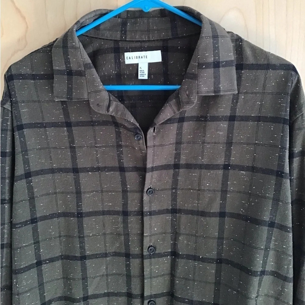 Calibrate Long Sleeve flannel - Green - XL